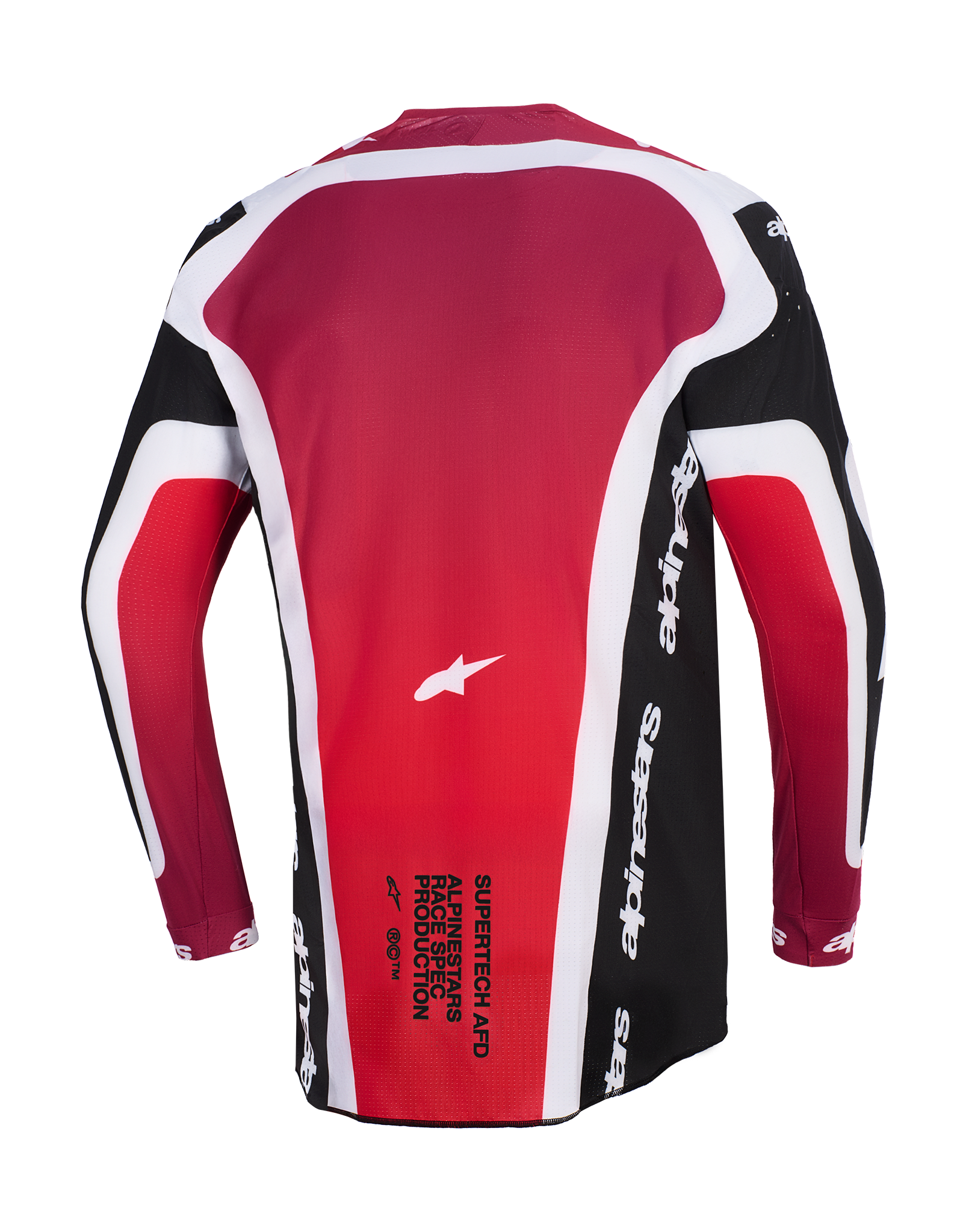 Alpinestars Cross Shirt 2026 Supertech Pro Vista - Zwart / Rood / Wit