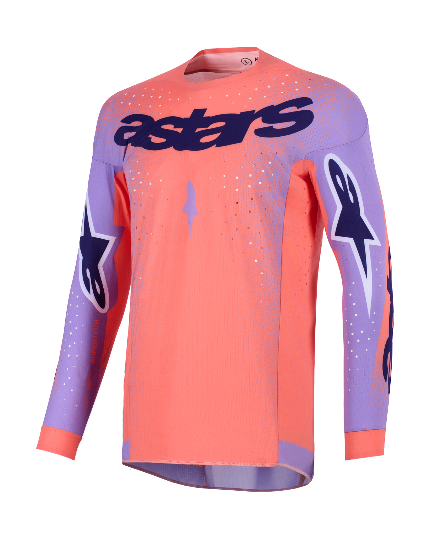 Alpinestars Crosskleding 2026 Supertech Scenz - Hot Coral / Paars