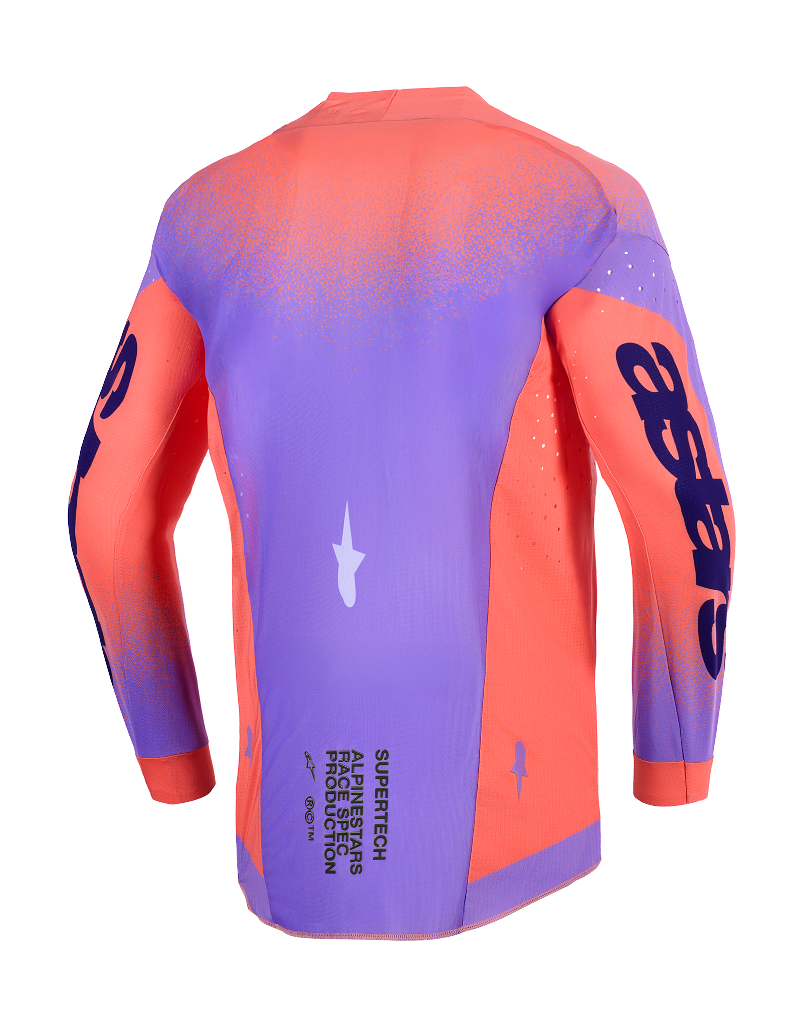 Alpinestars Cross Shirt 2026 Supertech Scenz - Hot Coral / Paars
