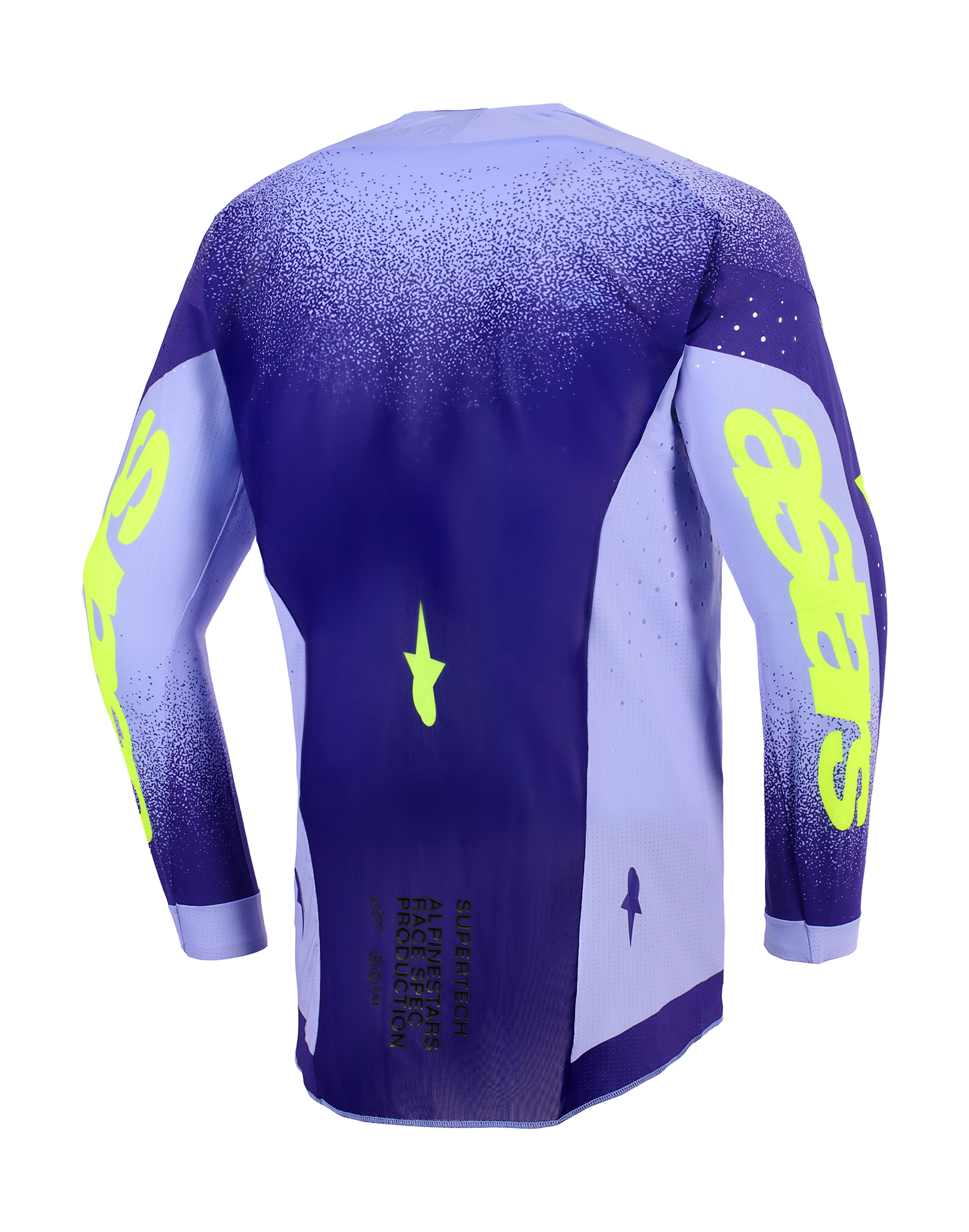 Alpinestars Cross Shirt 2026 Supertech Scenz - Paars / Fluo Geel