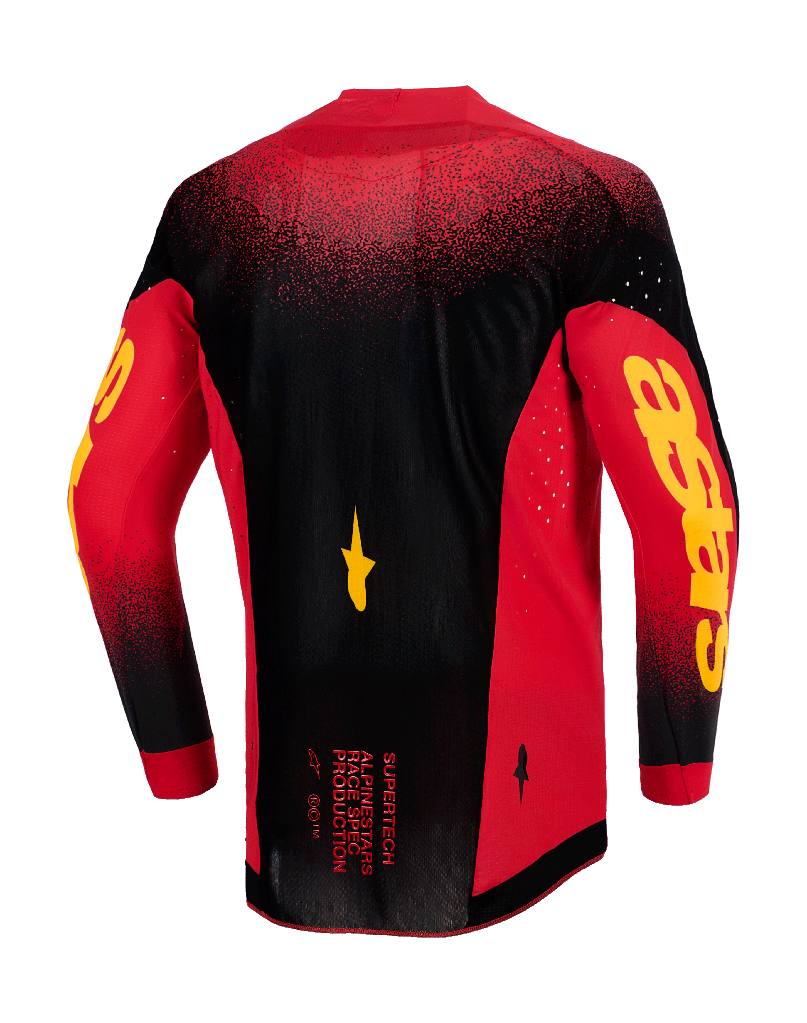 Alpinestars Cross Shirt 2026 Supertech Scenz - Rood / Zwart / Geel