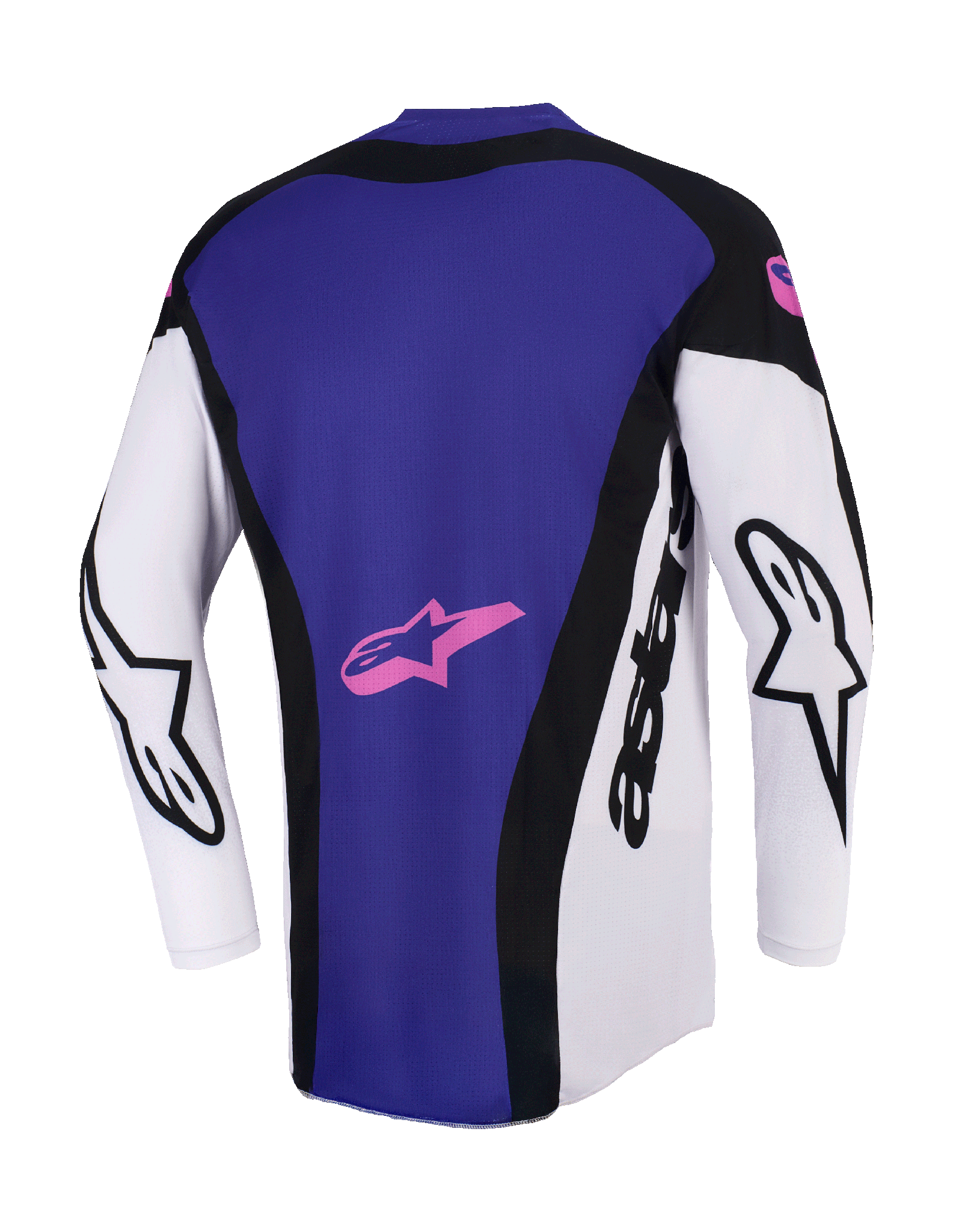 Alpinestars Cross Shirt 2026 Techstar Knif - Zwart / Licht Grijs / Paars