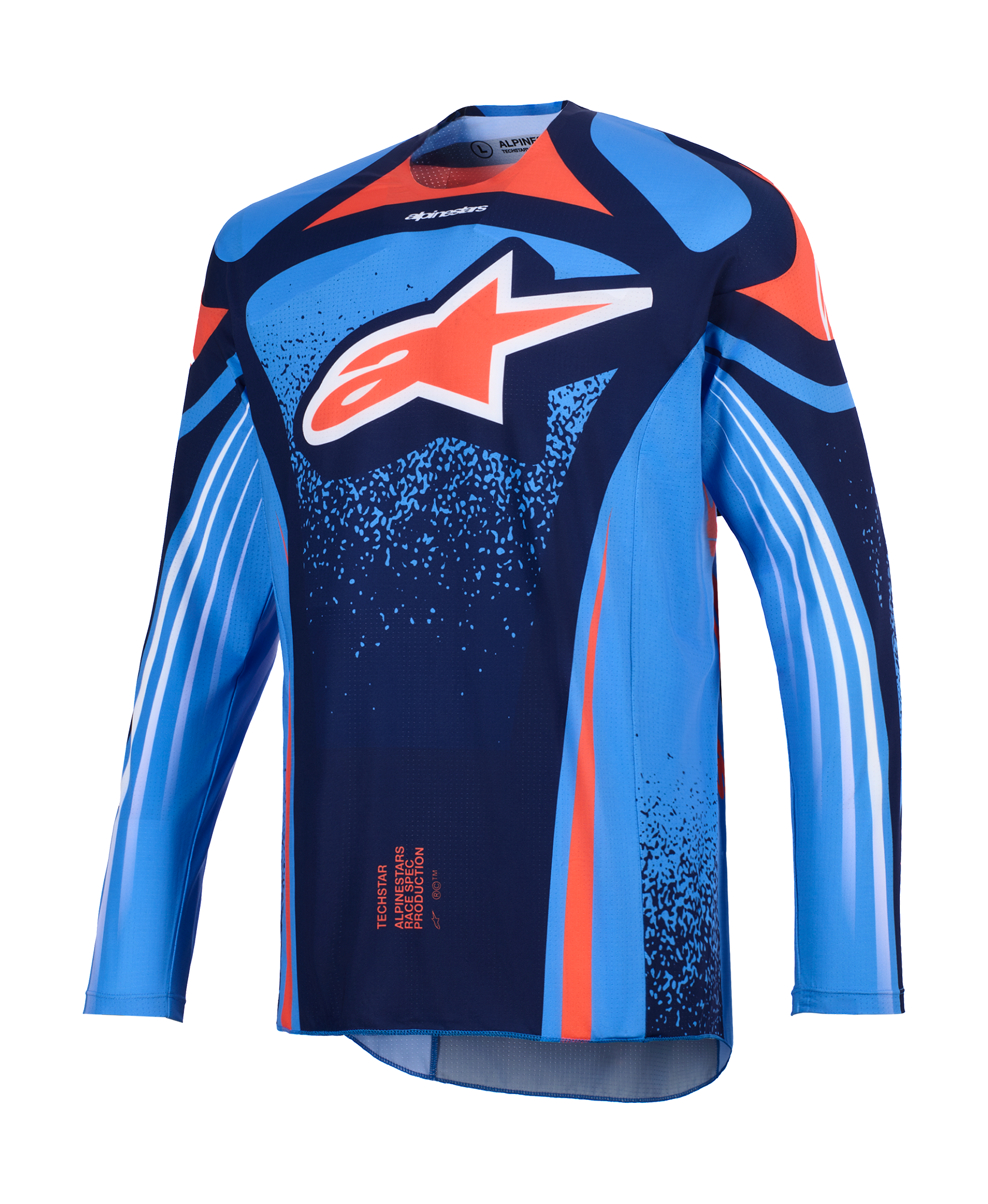 Alpinestars Crosskleding 2026 Techstar Nomur - Donker Navy / Oranje / Ucla / Blauw