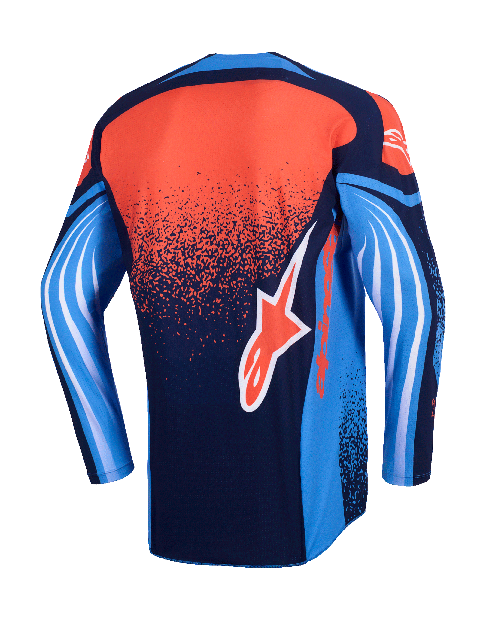 Alpinestars Cross Shirt 2026 Techstar Nomur - Donker Navy / Oranje / Ucla / Blauw