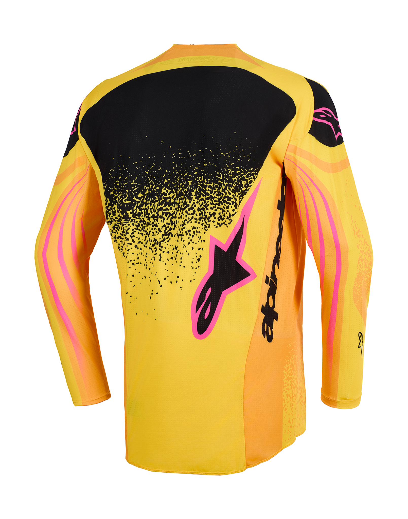 Alpinestars Cross Shirt 2026 Techstar Nomur - Oranje / Geel / Roze