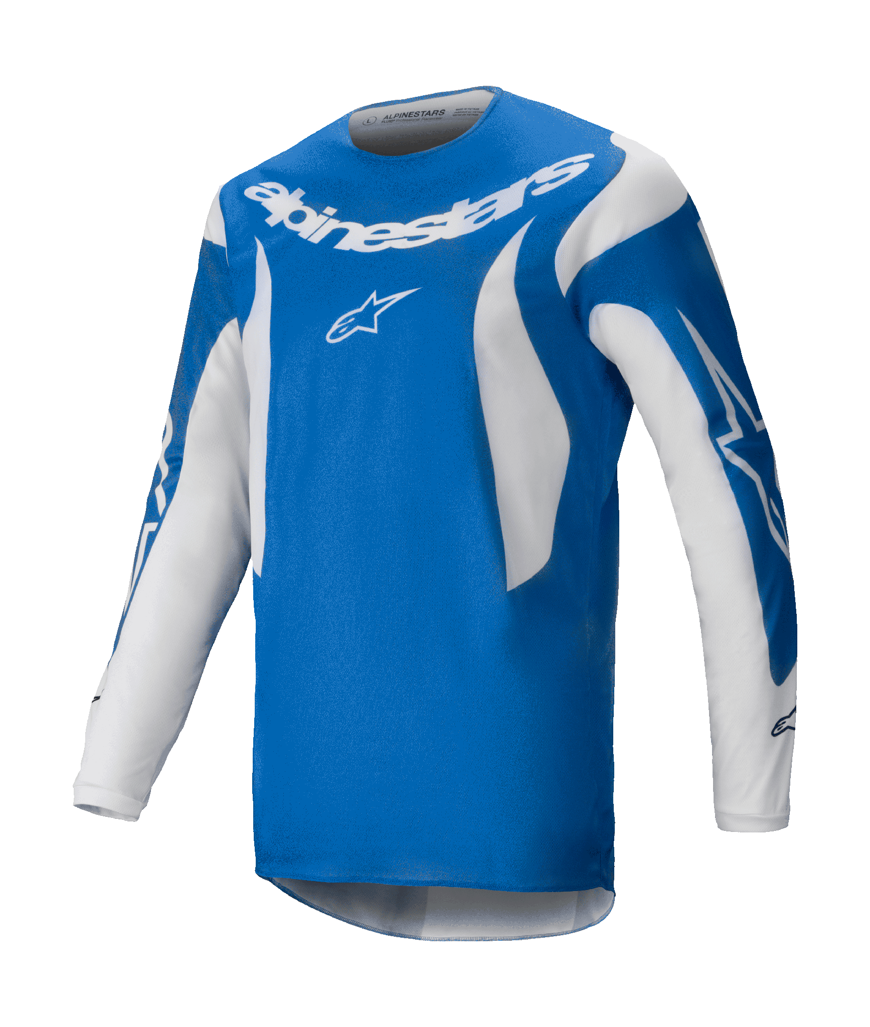Alpinestars Cross Shirt Fluid Haul - Blauw / Wit
