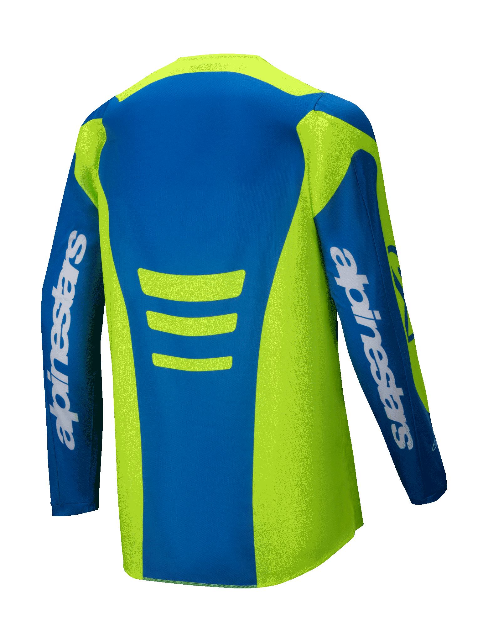 Alpinestars Cross Shirt Fluid Haul - Fluo Geel / Blauw