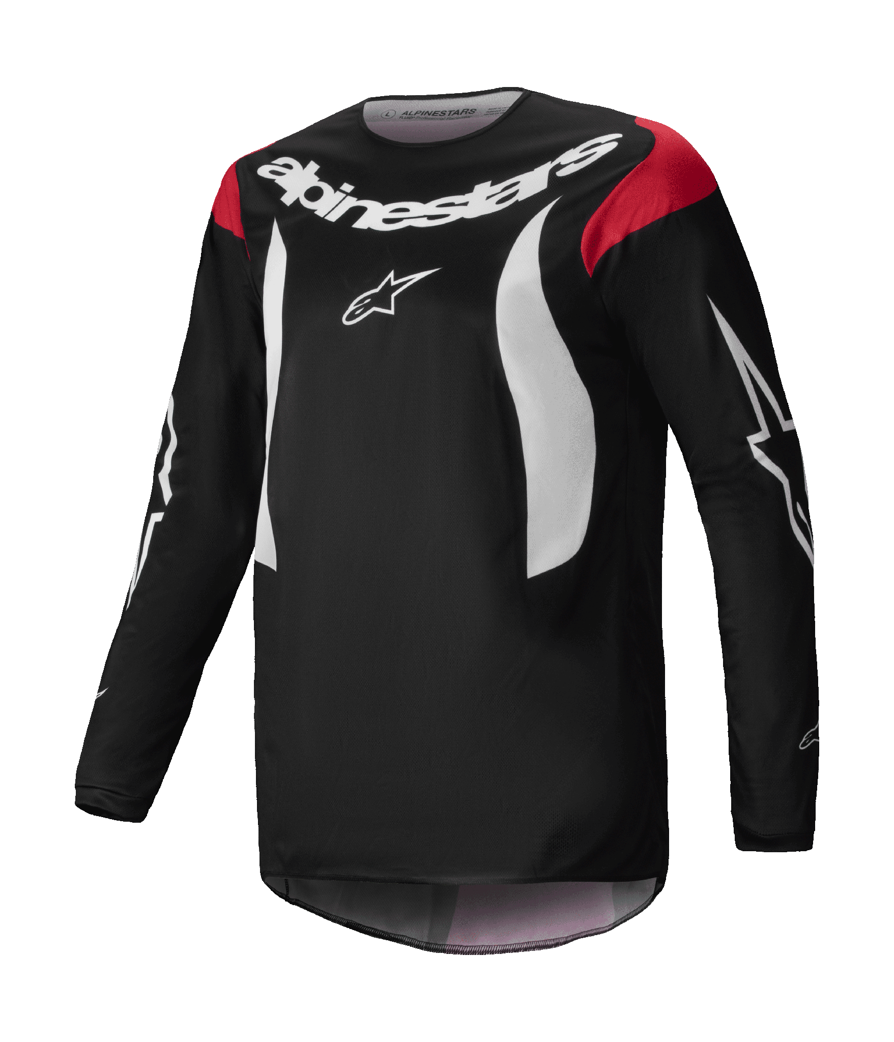 Alpinestars Cross Shirt Fluid Haul - Zwart / Wit