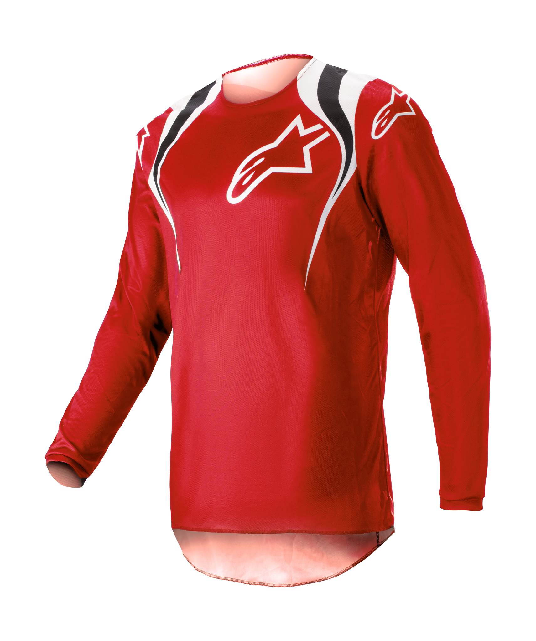 Alpinestars Cross Shirt Fluid Narin - Mars Rood / Wit