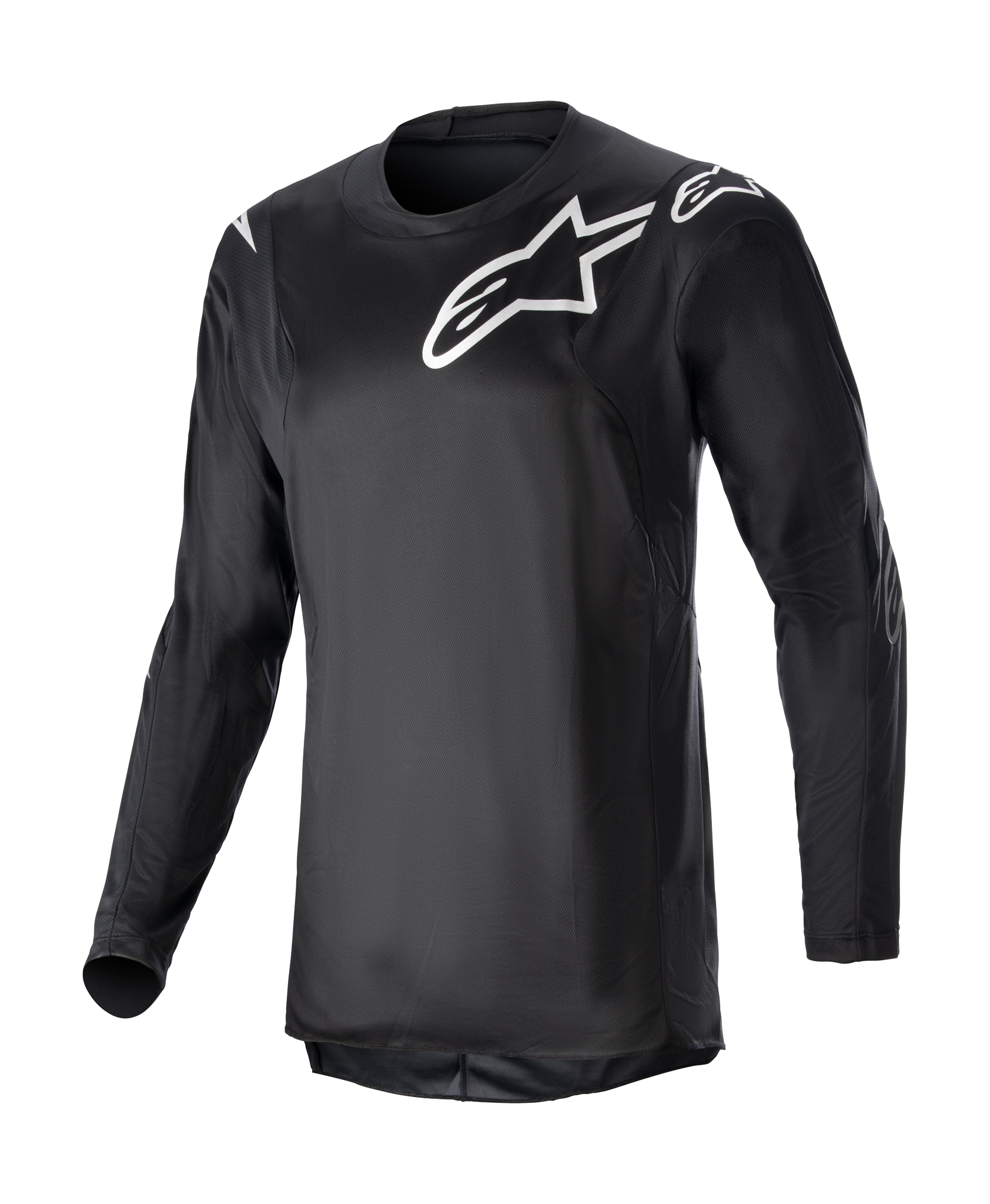 Alpinestars Cross Shirt Racer Graphite - Zwart / Reflective Zwart