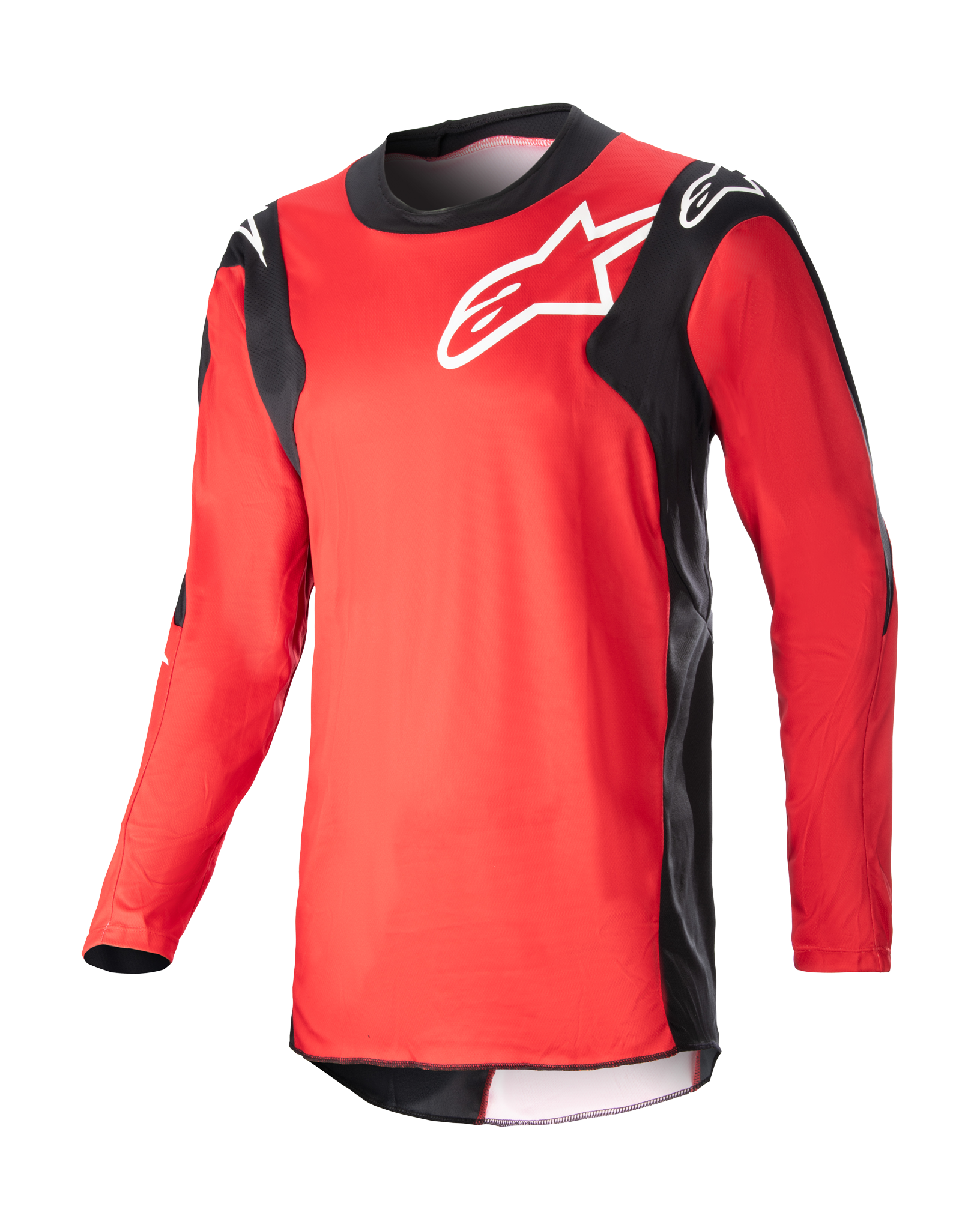 Alpinestars Cross Shirt Racer Hoen - Mars Rood / Zwart