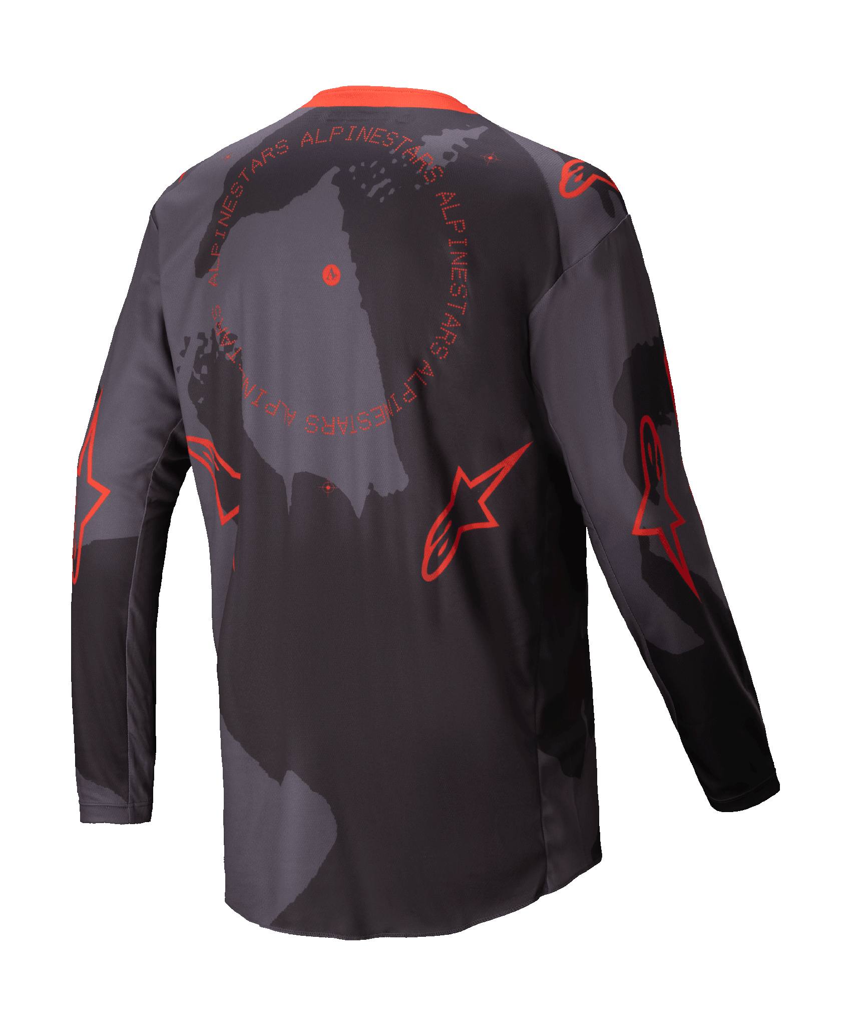 Alpinestars Cross Shirt Racer Hollow - Camo / Fluo Oranje