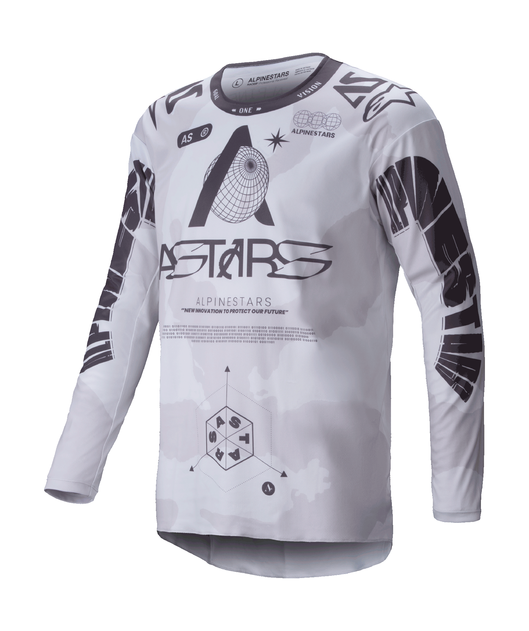 Alpinestars Cross Shirt Racer Hollow - Licht Camo / Bruin