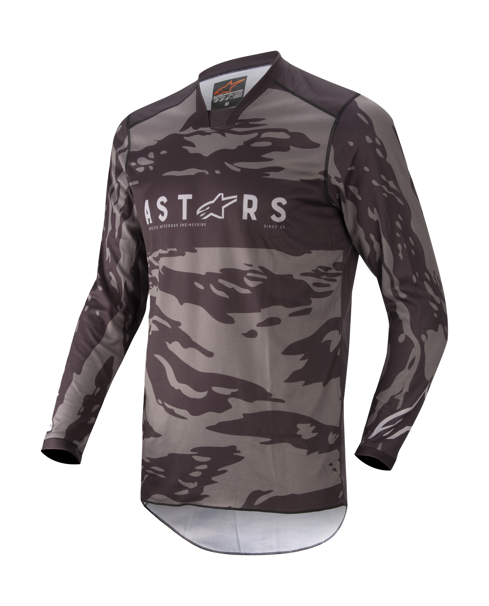 Alpinestars Cross Shirt Racer Tactical - Zwart / Grijs