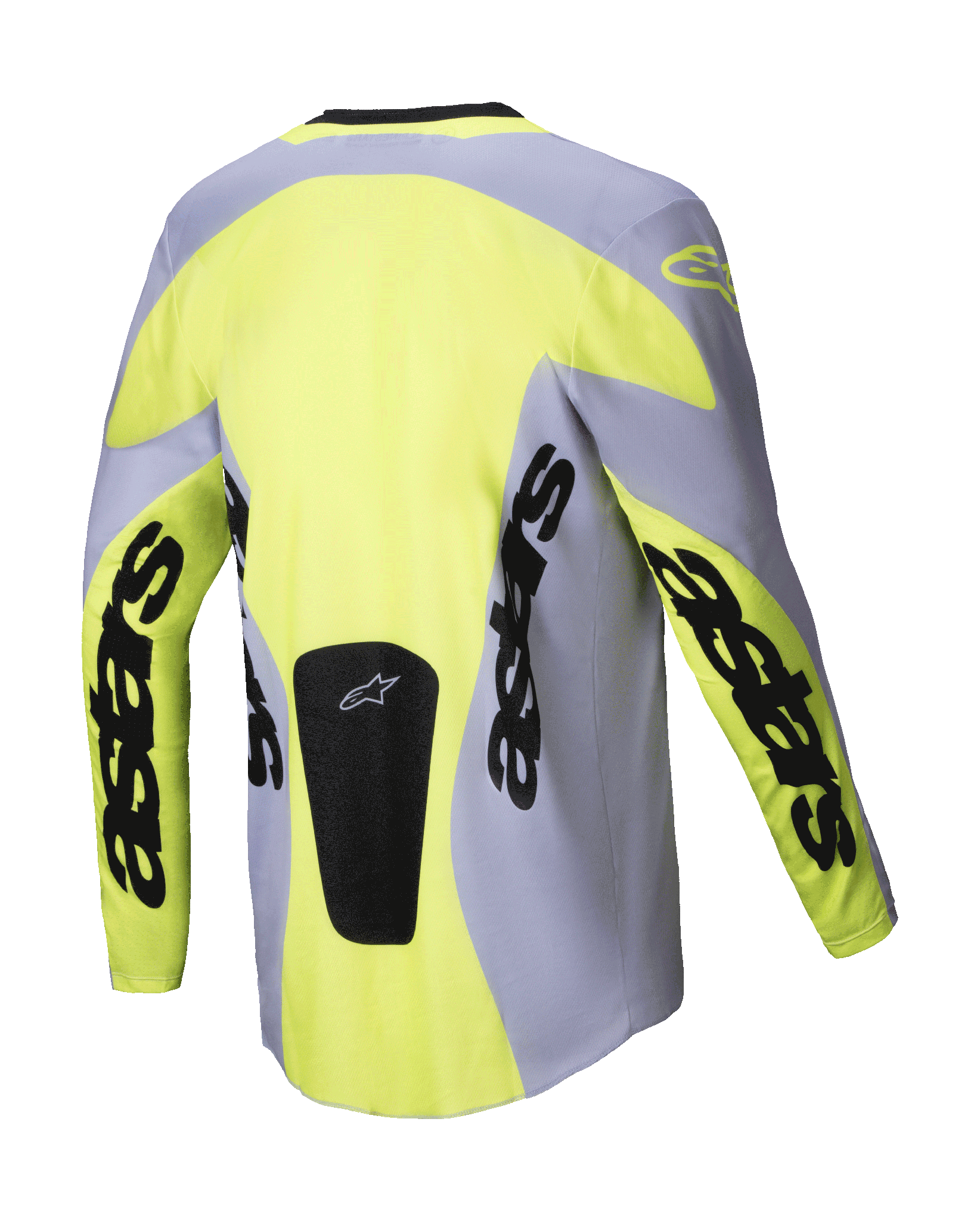Alpinestars Cross Shirt Racer Veil - Grijs / Fluo Geel