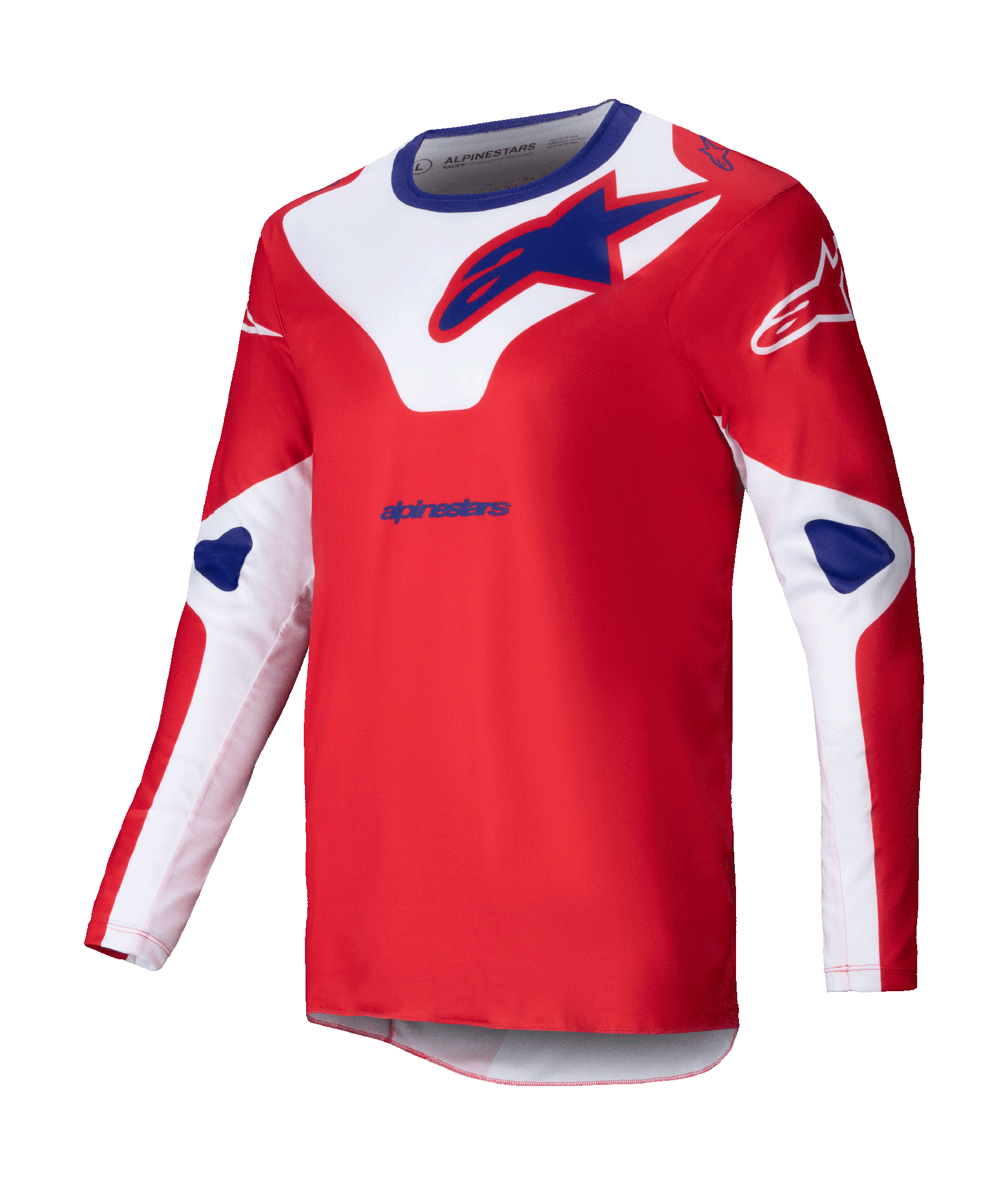 Alpinestars Cross Shirt Racer Veil - Rood / Wit