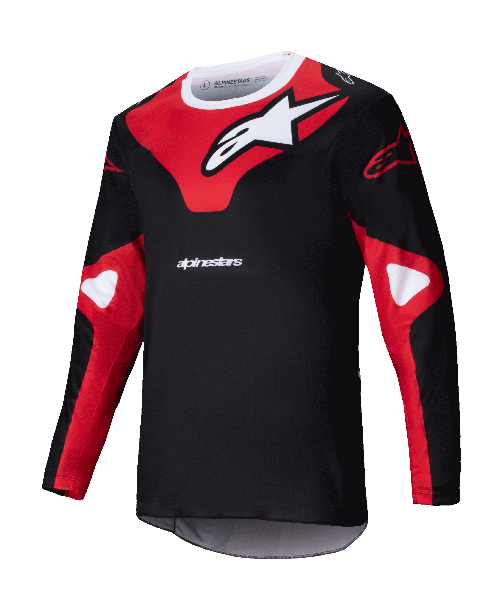 Alpinestars Cross Shirt Racer Veil - Zwart / Rood