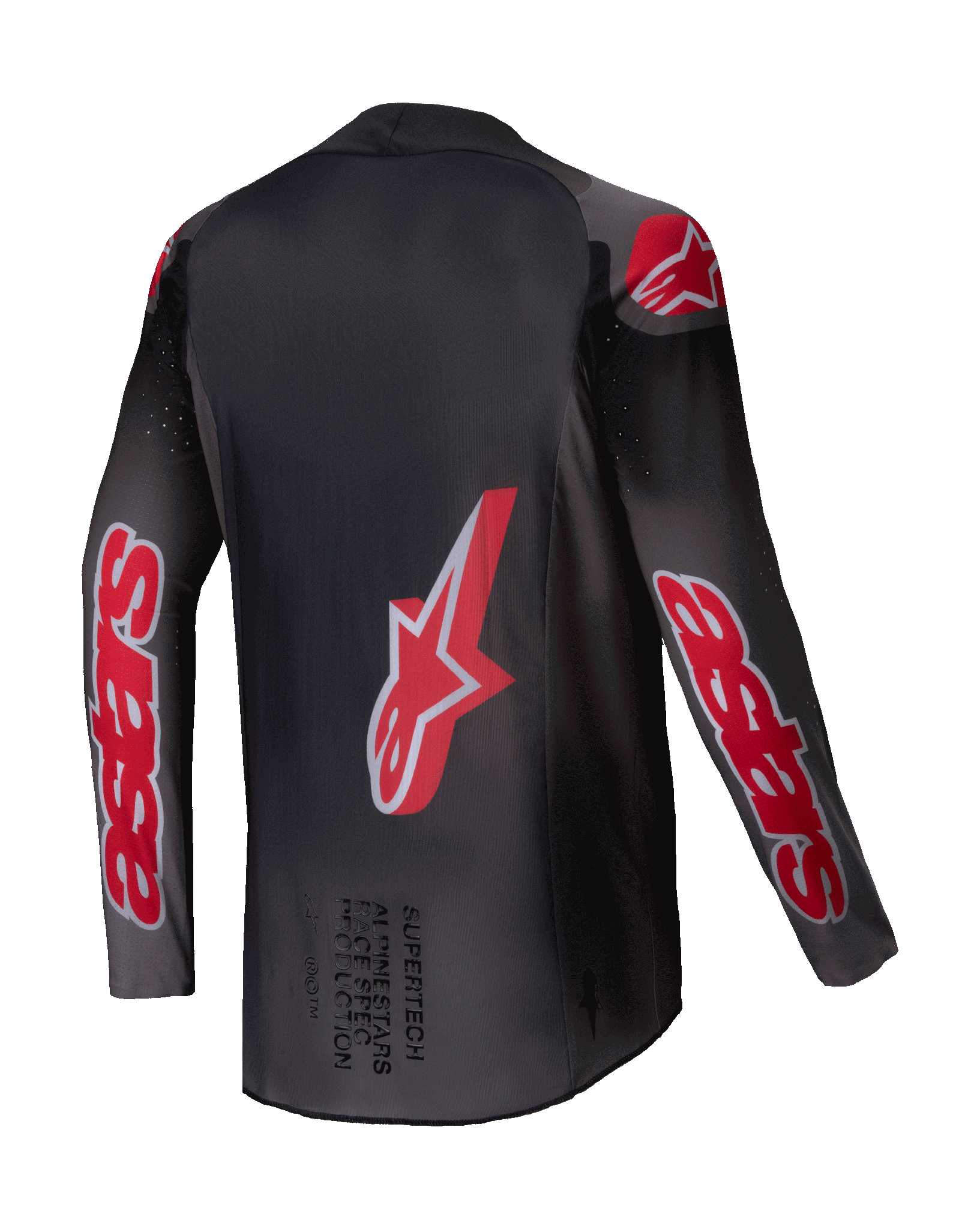 Alpinestars Cross Shirt Supertech Lipan - Smoke / Rood