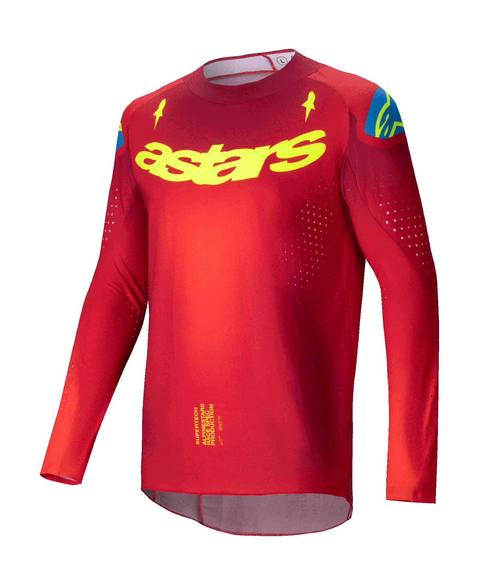 Alpinestars Crosskleding Supertech Maker - Rood / Fluo Geel