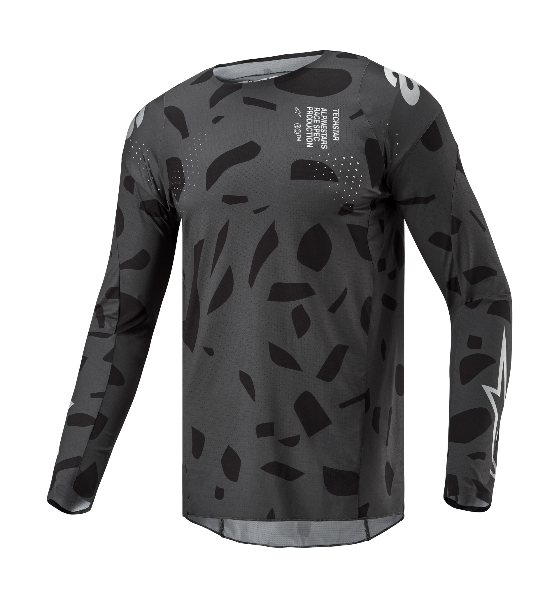 Alpinestars Cross Shirt Techstar Graphite - Zwart Camo