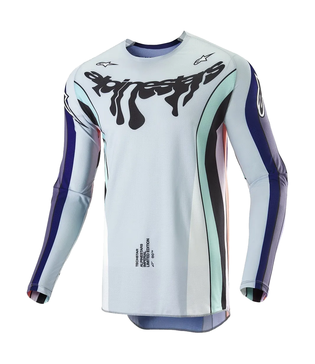 Alpinestars Cross Shirt Techstar LE Imperial - Paars / Blauw / Zwart