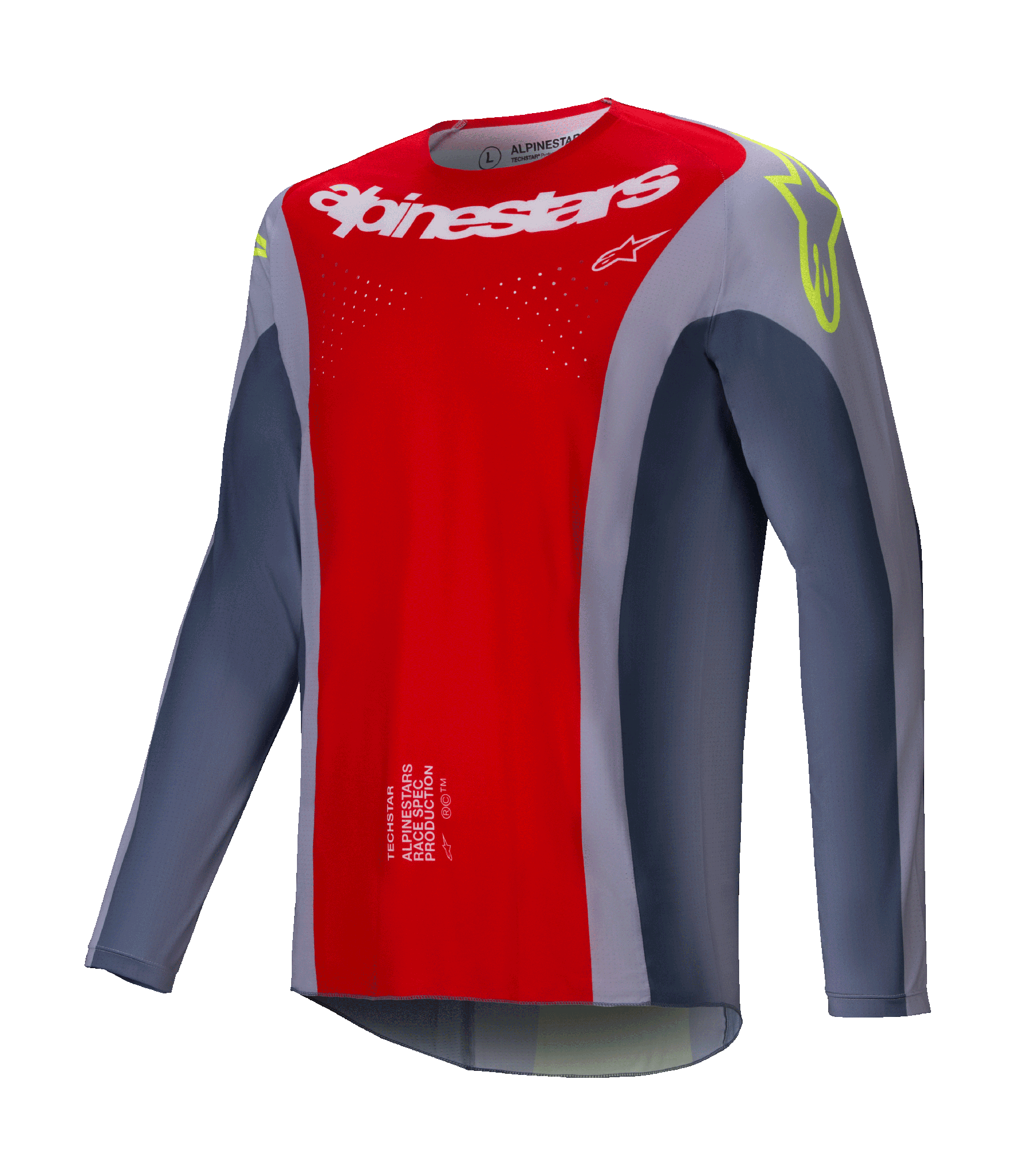 Alpinestars Crosskleding Techstar Melt - Rood / Grijs