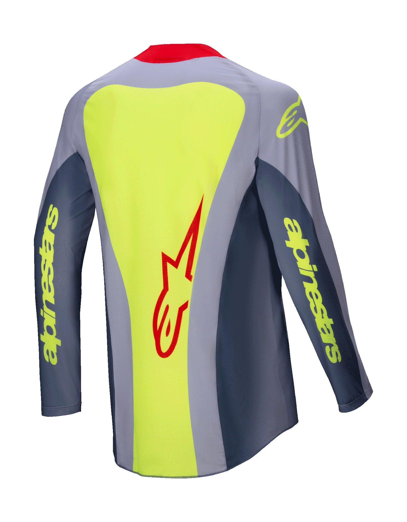 Alpinestars Cross Shirt Techstar Melt - Rood / Grijs