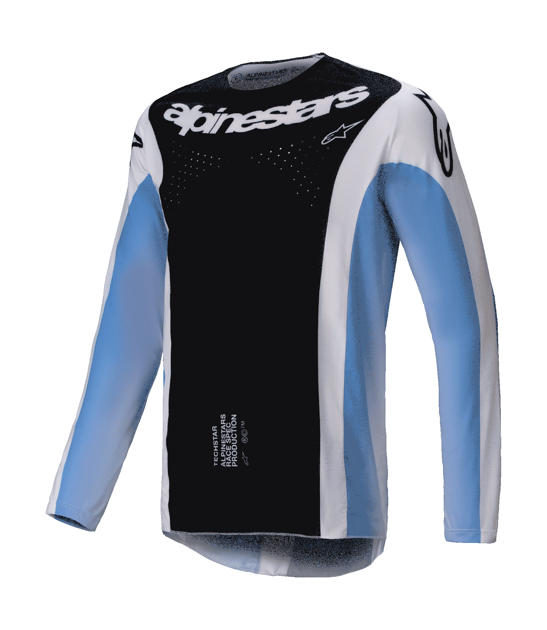 Alpinestars Cross Shirt Techstar Melt - Zwart / Blauw