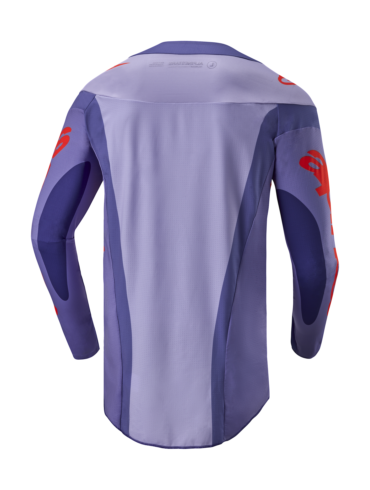 Alpinestars Cross Shirt Techstar Ocuri - Paars / Hot Oranje