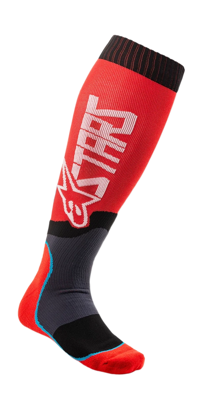 Alpinestars Cross Sokken MX PLUS-2 - Rood / Wit