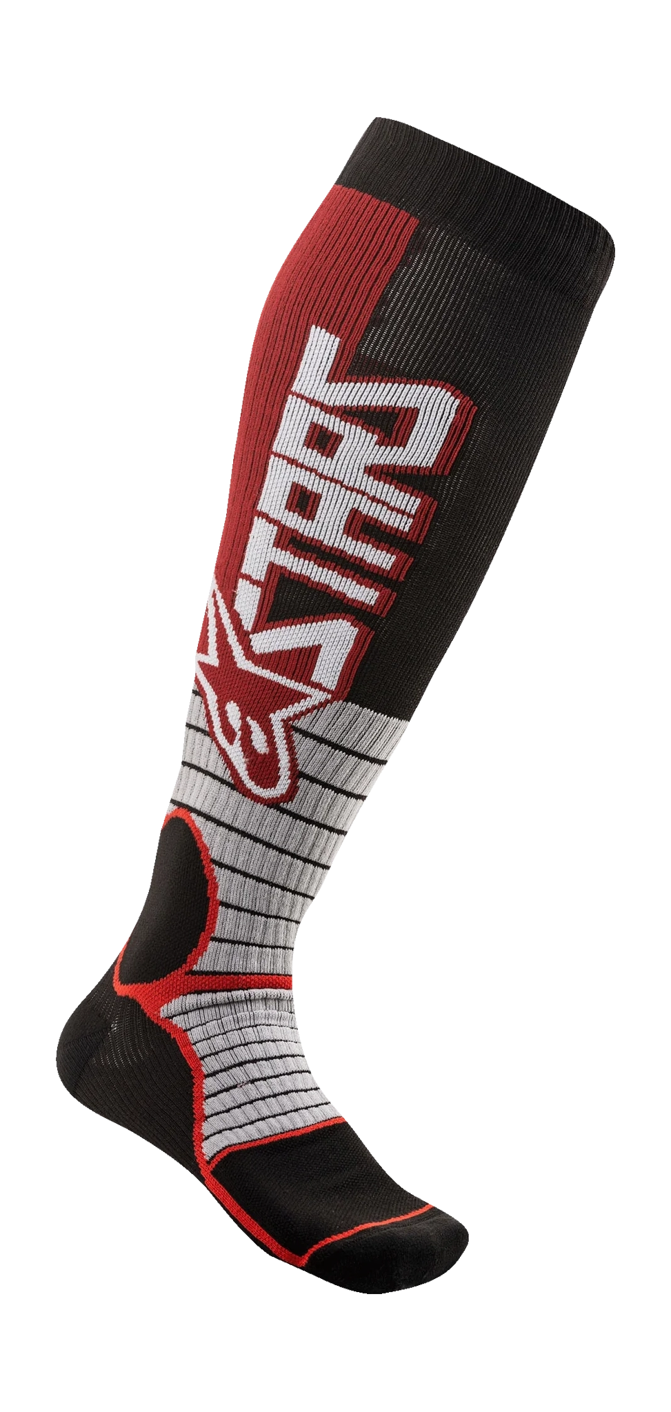 Alpinestars Cross Sokken MX PRO - Burgundy / Zwart