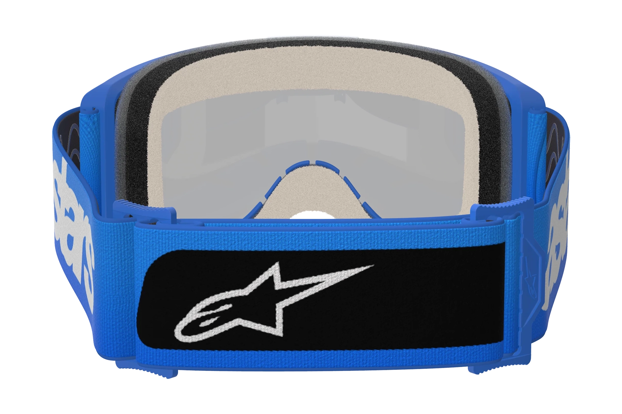 Alpinestars Crossbril Vision 5 Blaze - Blauw - Spiegel Blauw Lens