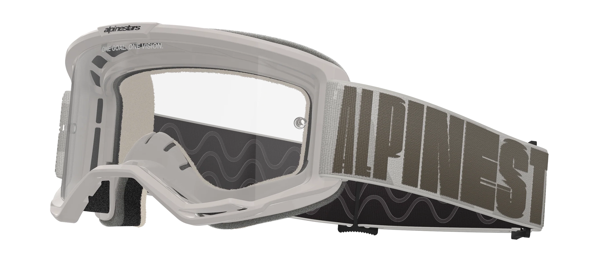 Alpinestars Crossbril Vision 5 Hollow - Wind - Clear Lens