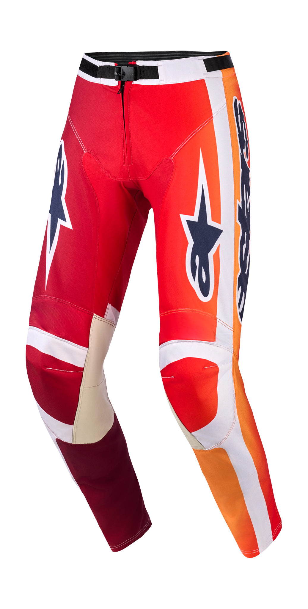 Alpinestars Crossbroek 2026 Racer Portl - Rood / Licht Grijs / Donker Grijs