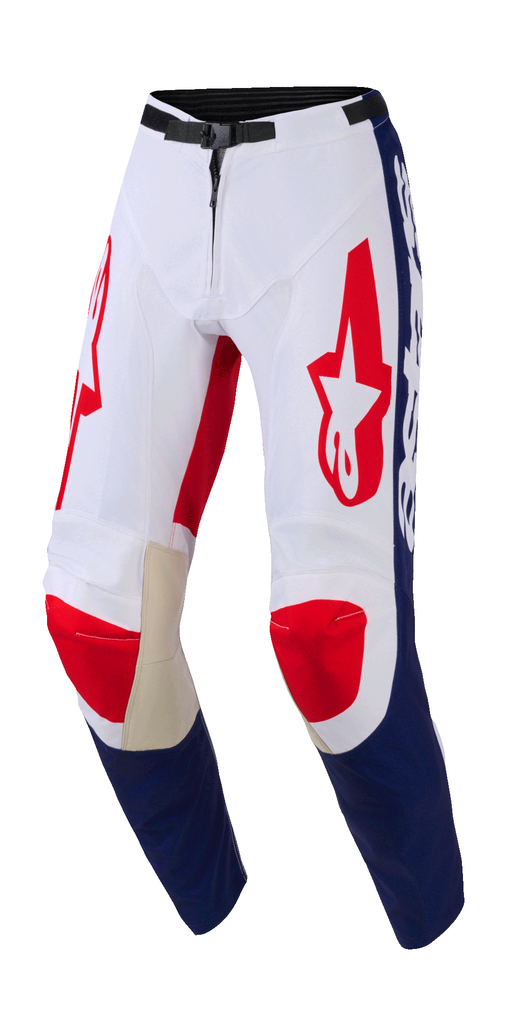 Alpinestars Crossbroek 2026 Racer Riway - Wit / Blauw / Rood