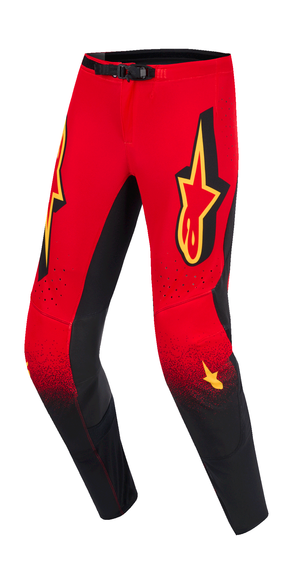 Alpinestars Crossbroek 2026 Supertech Scenz - Rood / Zwart / Geel
