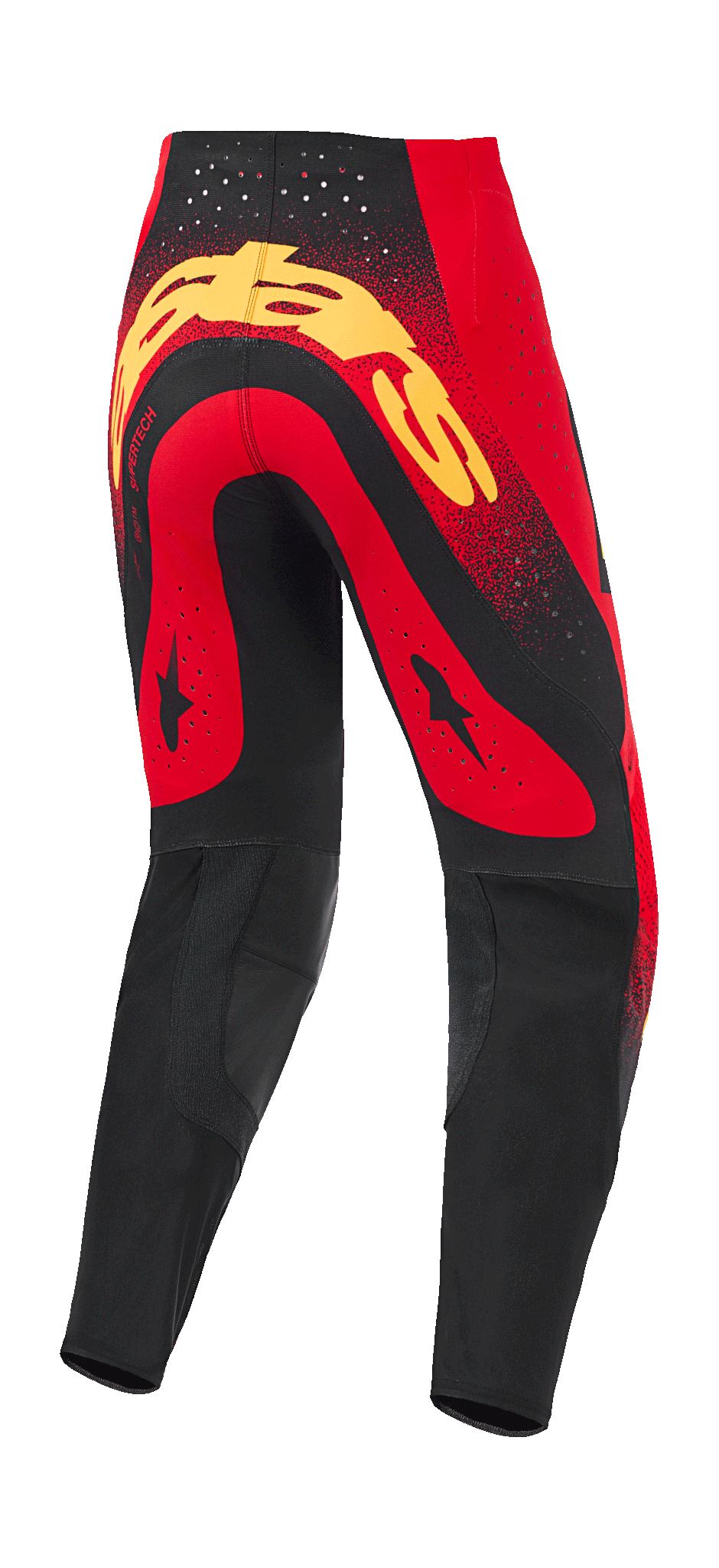 Alpinestars Crossbroek 2026 Supertech Scenz - Rood / Zwart / Geel