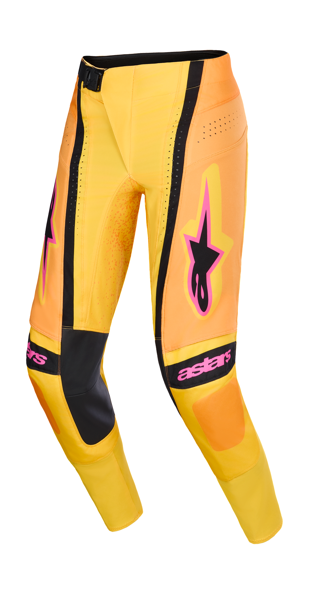 Alpinestars Crossbroek 2026 Techstar Nomur - Oranje / Geel / Roze