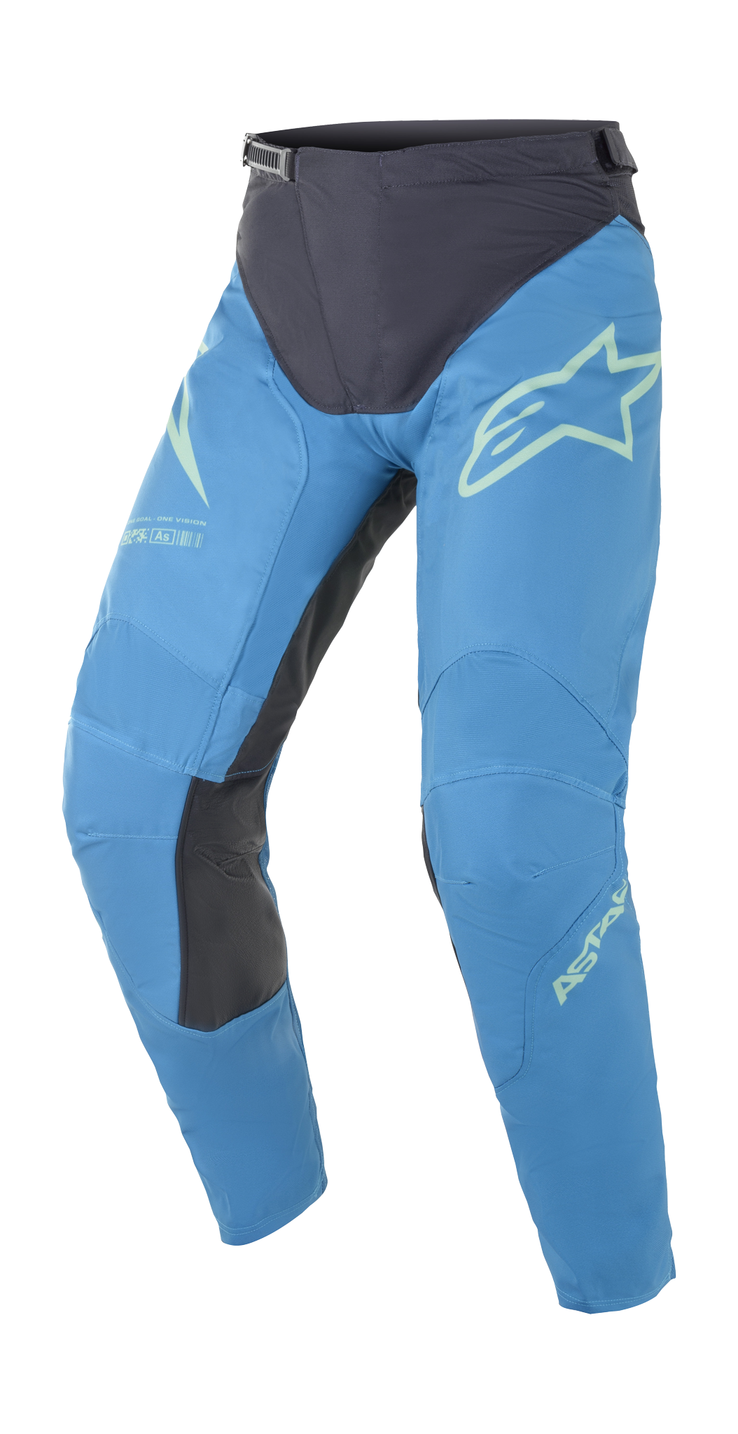Alpinestars Crossbroek Racer Braap - Oceaan Blauw / Mint