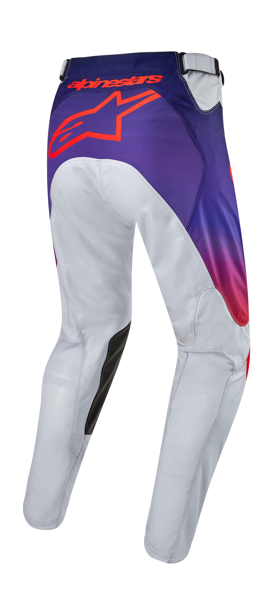 Alpinestars Crossbroek Racer Hoen - Licht Grijs / Hot Oranje / Zwart