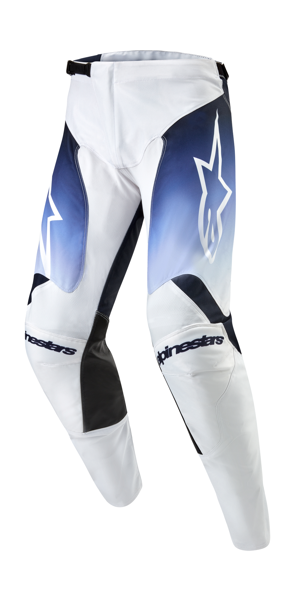 Alpinestars Crossbroek Racer Hoen - Wit / Navy / Licht Blauw