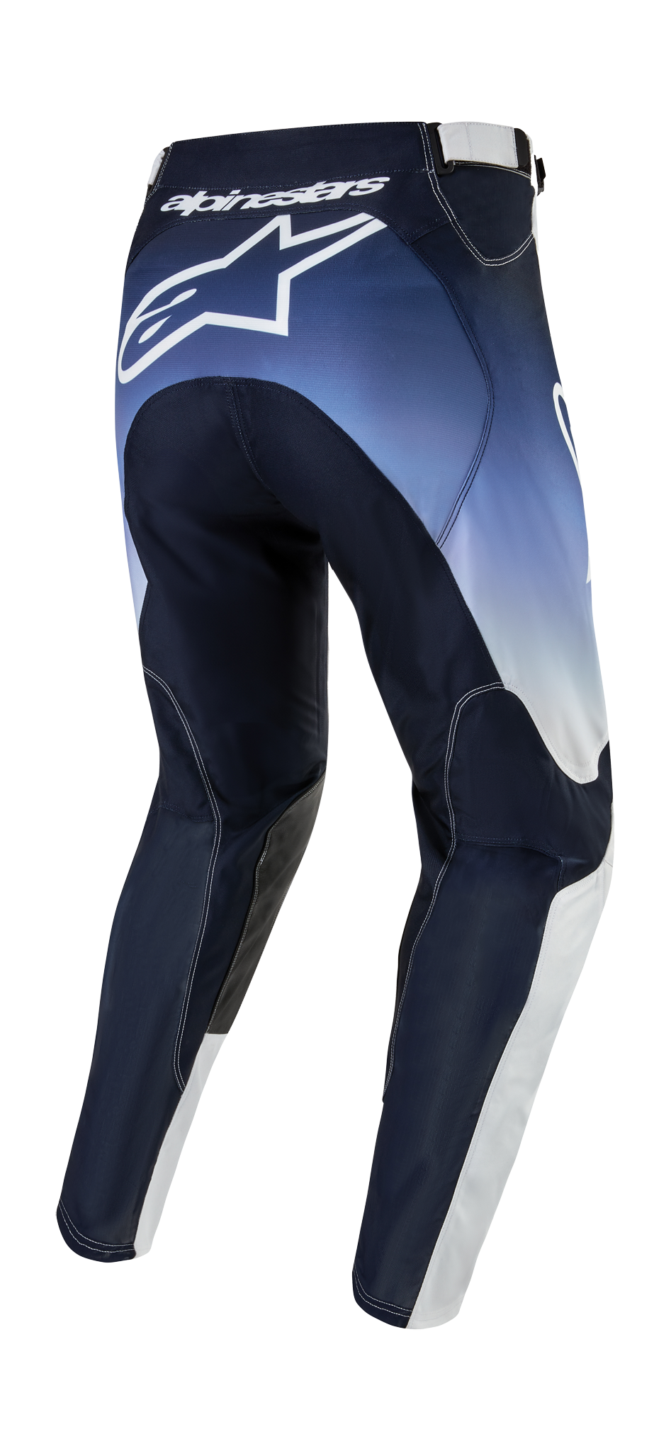 Alpinestars Crossbroek Racer Hoen - Wit / Navy / Licht Blauw