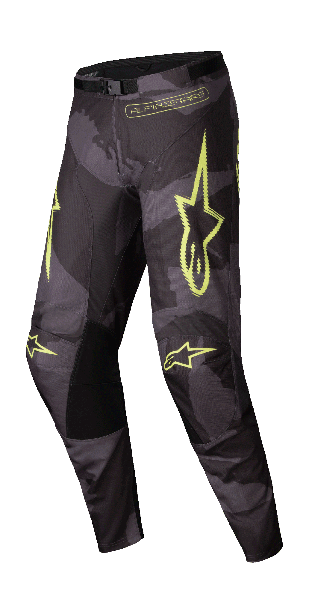 Alpinestars Crossbroek Racer Hollow - Camo / Fluo Geel