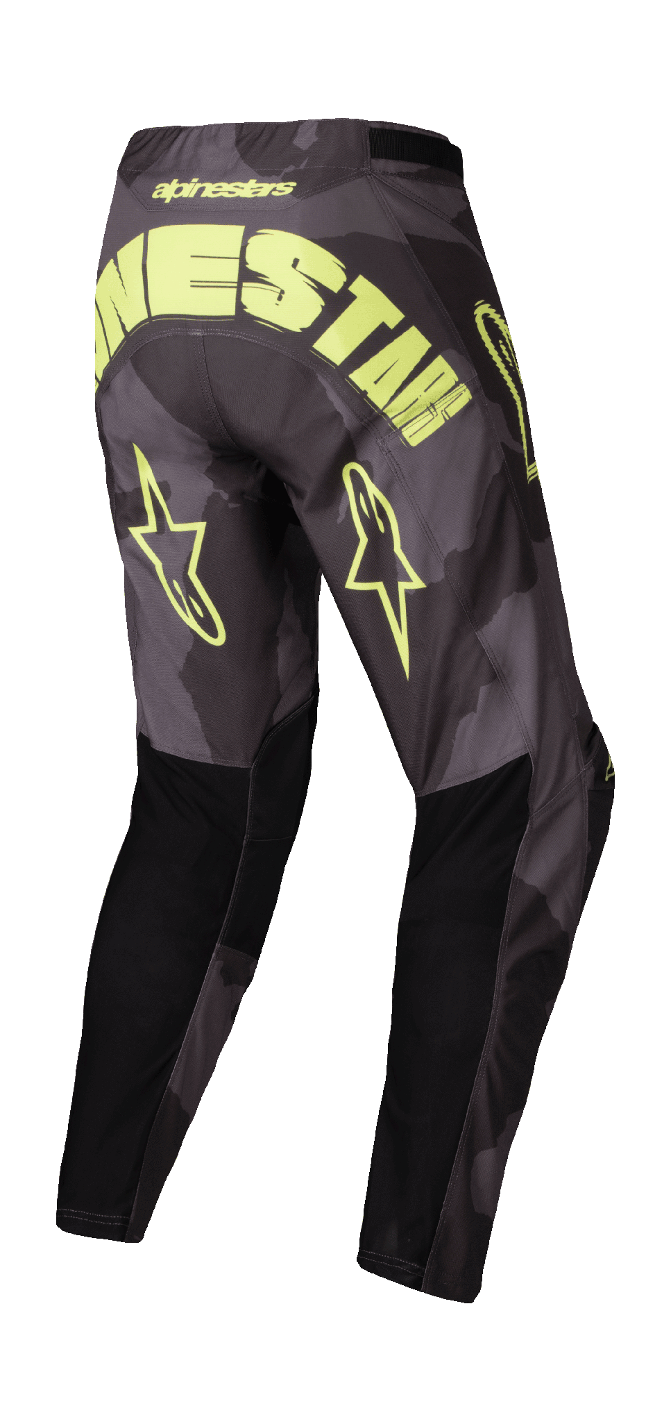 Alpinestars Crossbroek Racer Hollow - Camo / Fluo Geel