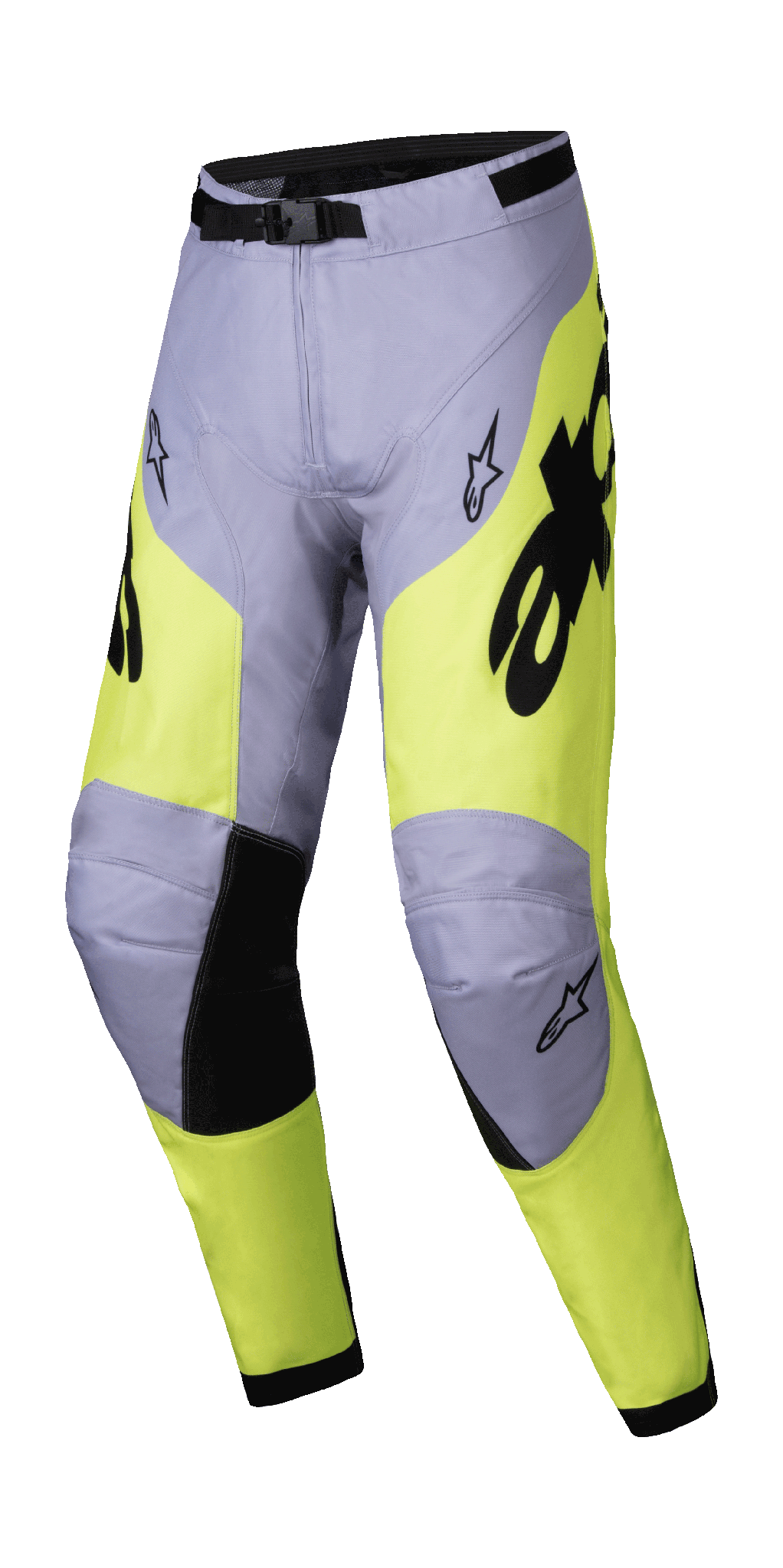 Alpinestars Crossbroek Racer Veil - Grijs / Fluo Geel