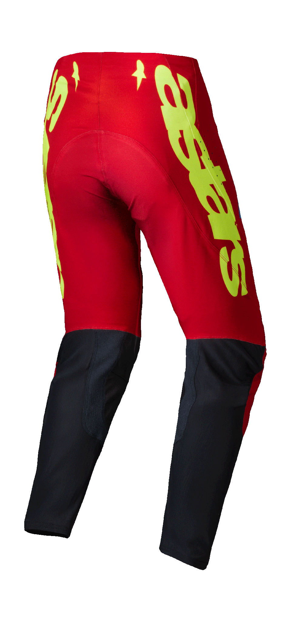 Alpinestars Crossbroek Supertech Maker - Rood / Fluo Geel