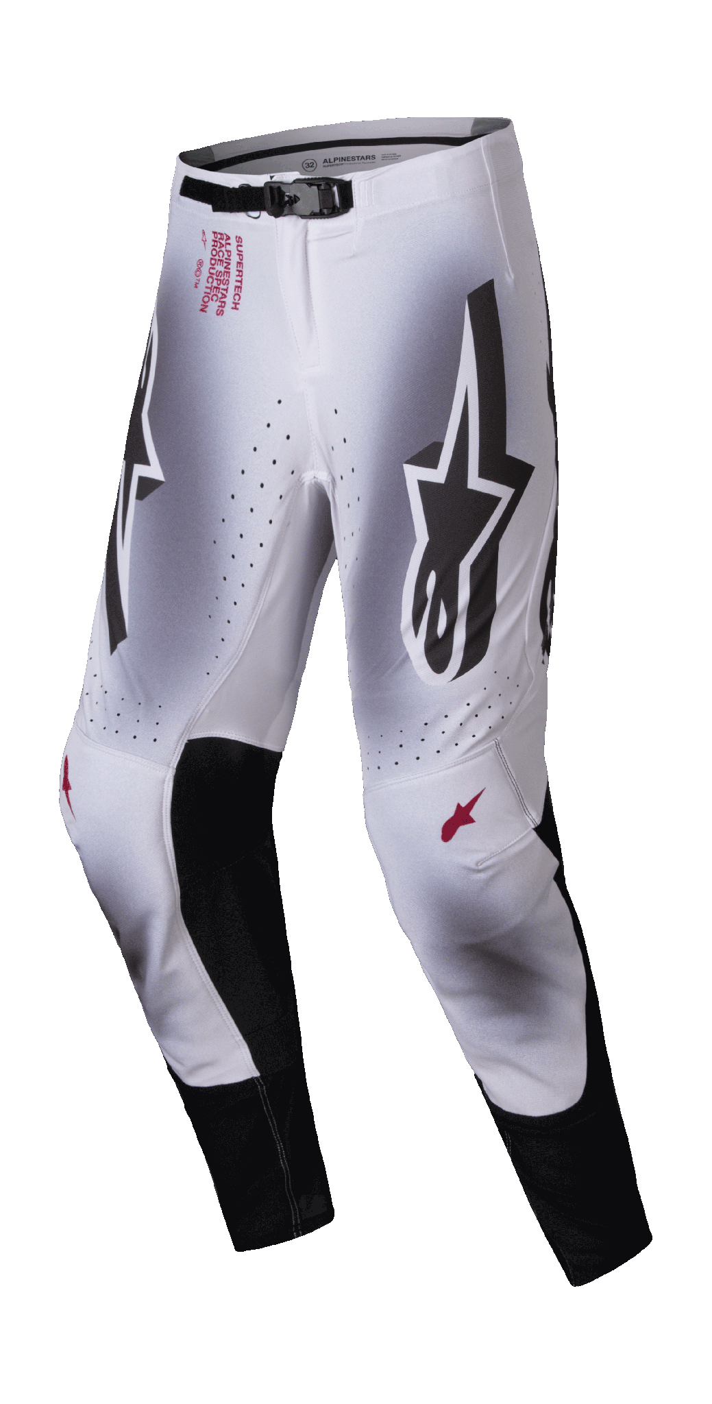 Alpinestars Crossbroek Supertech Maker - Zilver / Zwart
