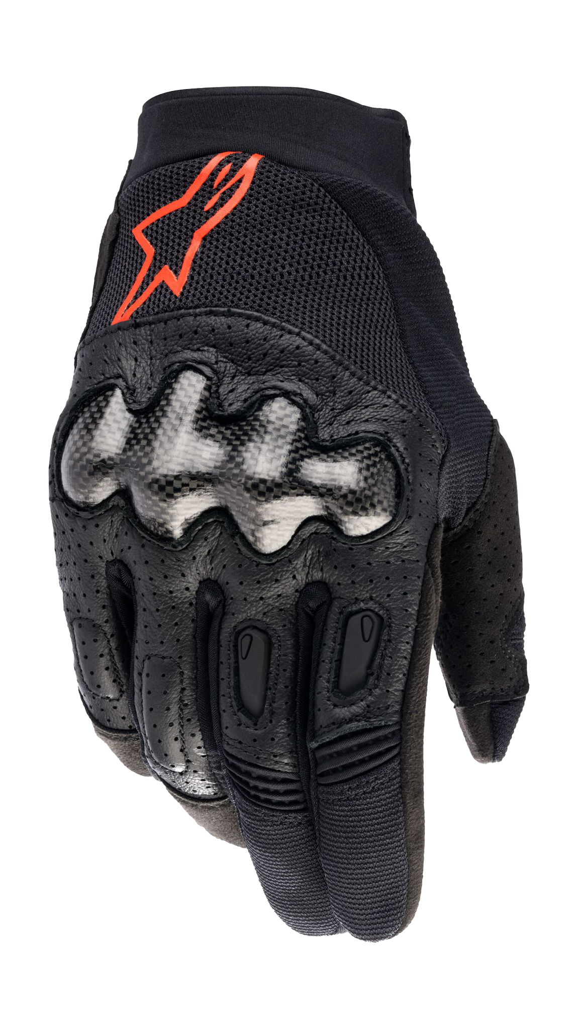 Alpinestars Crosshandschoenen 2026 Megawatt - Zwart / Fluo Rood