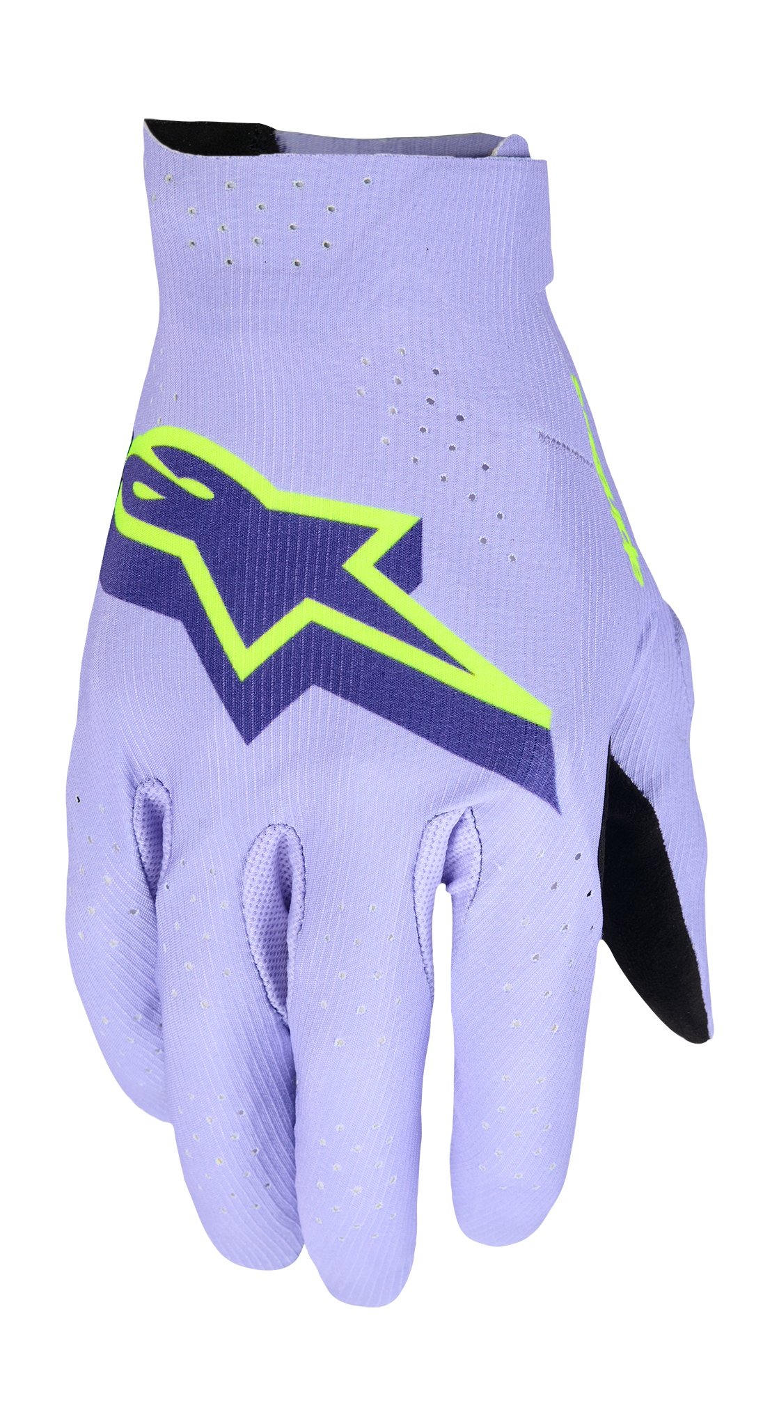Alpinestars Crosshandschoenen 2026 Supertech - Lavender / Violet / Fluo Geel