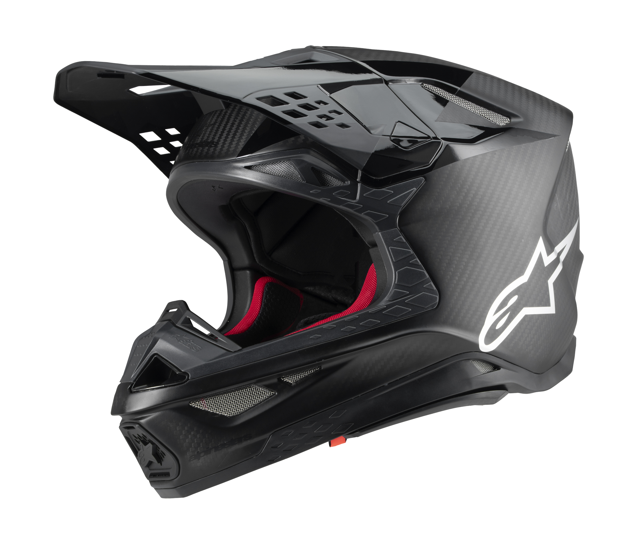 Alpinestars Crosshelm S-M10 Fame - Zwart / Carbon